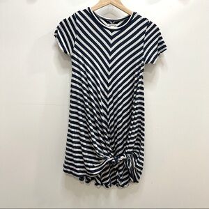 Nordstrom super soft tied striped long shirt